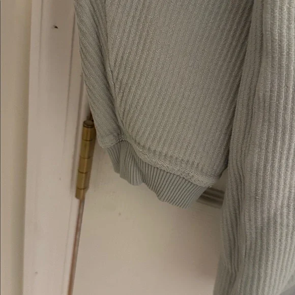 aerie Ribbed Lightweight Sweatshirt - Picture 6 of 8